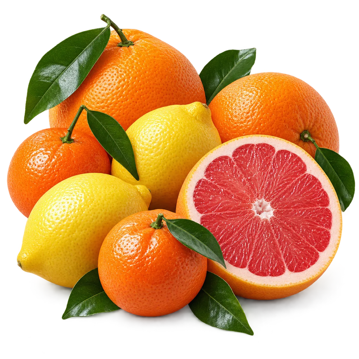 Portakal, mandalina, limon ve greyfurt